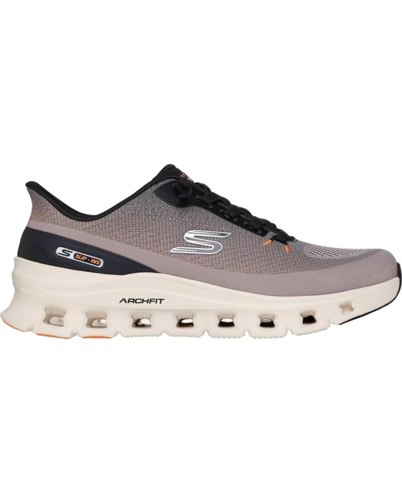 SKECHERS SLIP-INS ARCH FIT GLIDE STEP PRO ZAPATILLAS CASUAL HOMBRE TAUPE TAUPE