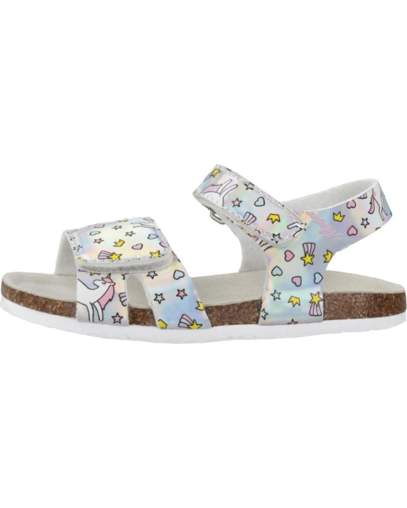 SANDALIAS CHICCO FLEURETTE BIO UNICORNIO NIÑA PLATA PLATA