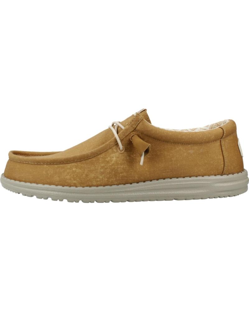 ZAPATILLAS CASUALES HEY DUDE WALLY STRETCH CANVAS HOMBRE BRWSTNE
