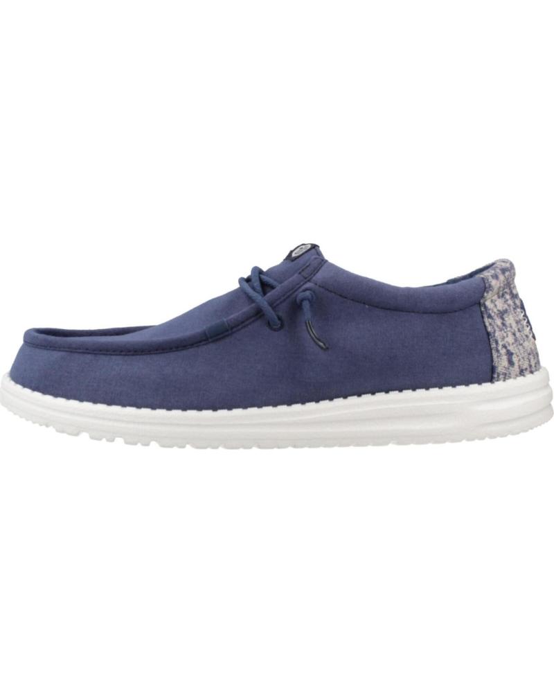 ZAPATILLAS CASUALES HEY DUDE WALLY SURF WASH PARA HOMBRE - AZUL NAVY NAVY