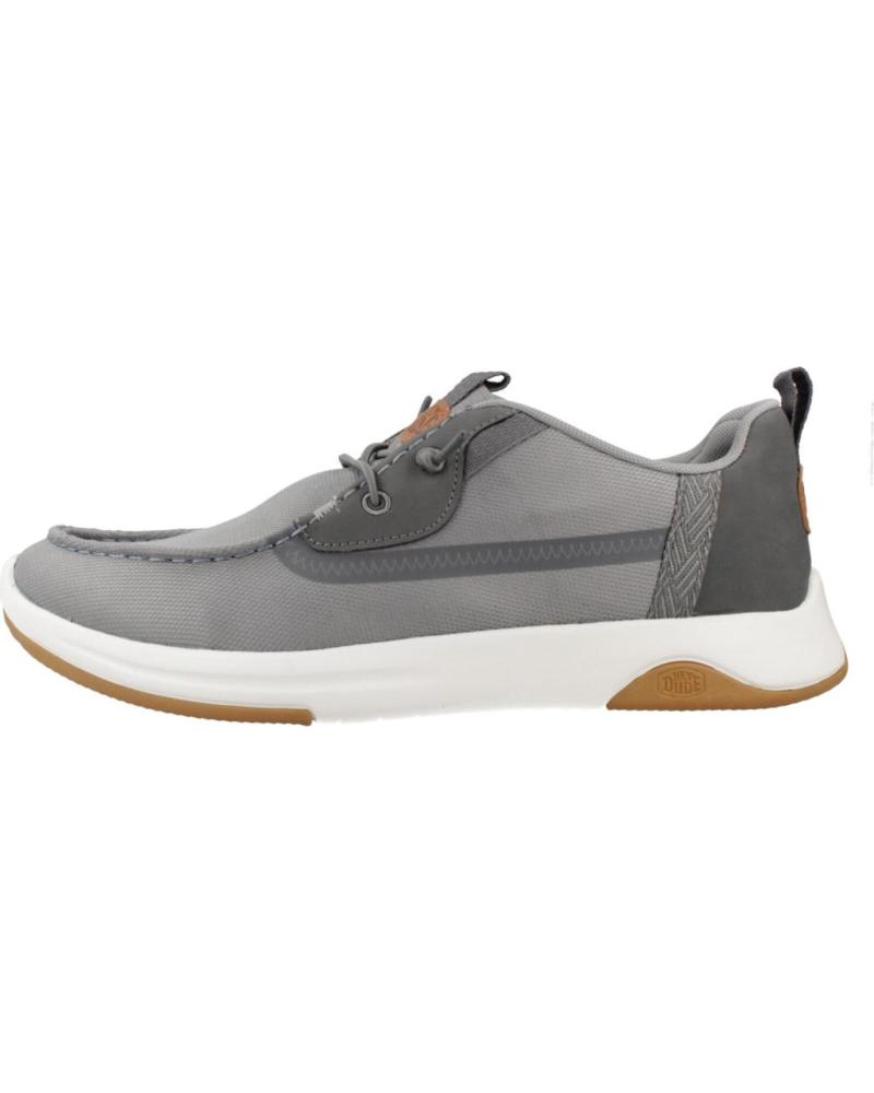 HEY DUDE WALLY DRIFT MESH ZAPATILLAS CASUAL HOMBRE GRIS GREY