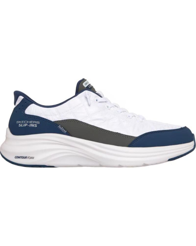 SKECHERS CONTOUR FOAM COZY FIT ZAPATILLAS CASUAL HOMBRE BLANCO