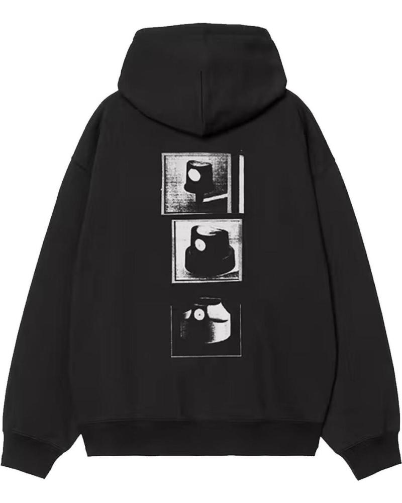 CARHARTT WIP SUDADERA CON CAPUCHA HOODED CAPS SWEAT BLACK NAN