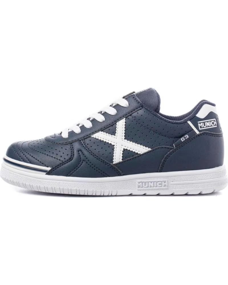 Zapatillas Munich 1511452 Azul y Blanco