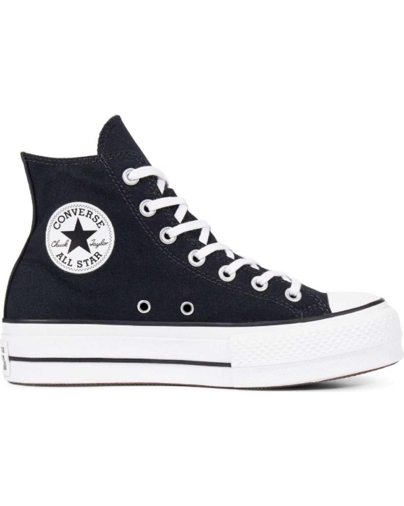 ZAPATILLAS CONVERSE CHUCK TAYLOR ALL STAR LIFT PLATFORM HI NEGRAS NEGRO