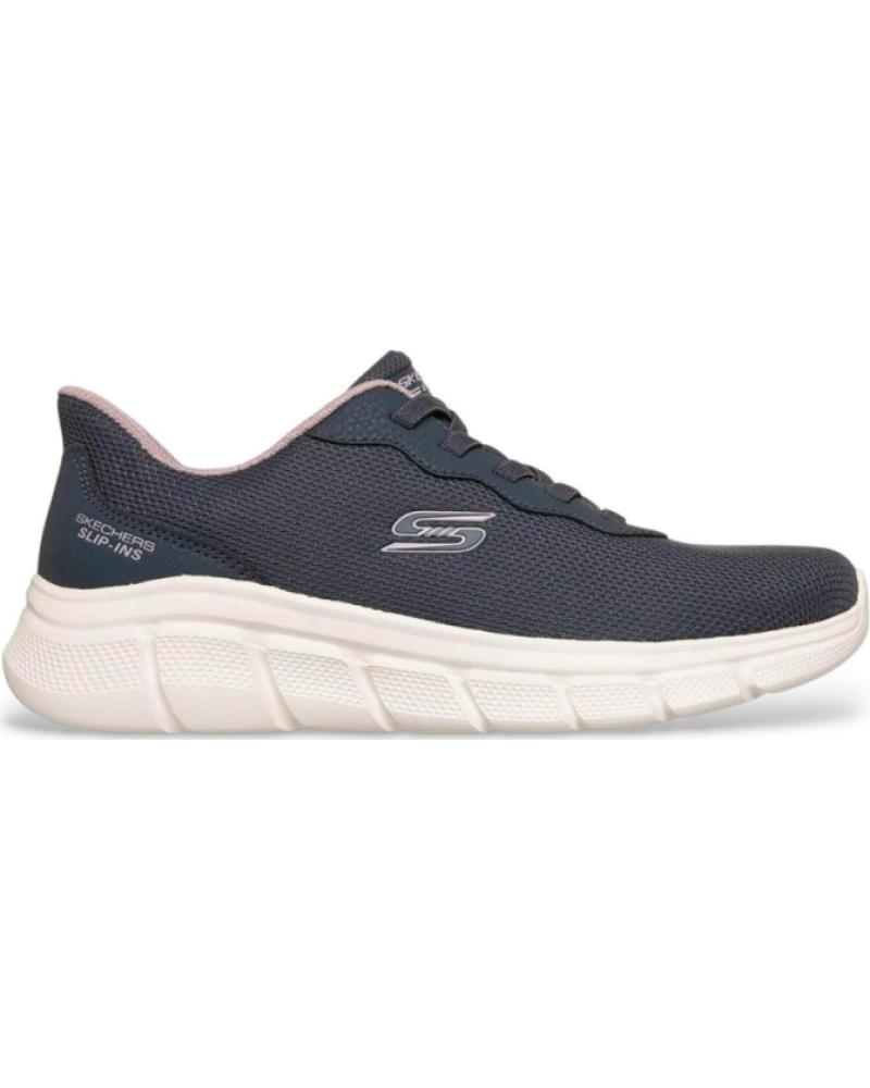 ZAPATILLAS SKECHERS BOBS SPORT B FLEX LUCY MUJER MARINO AZUL AZUL