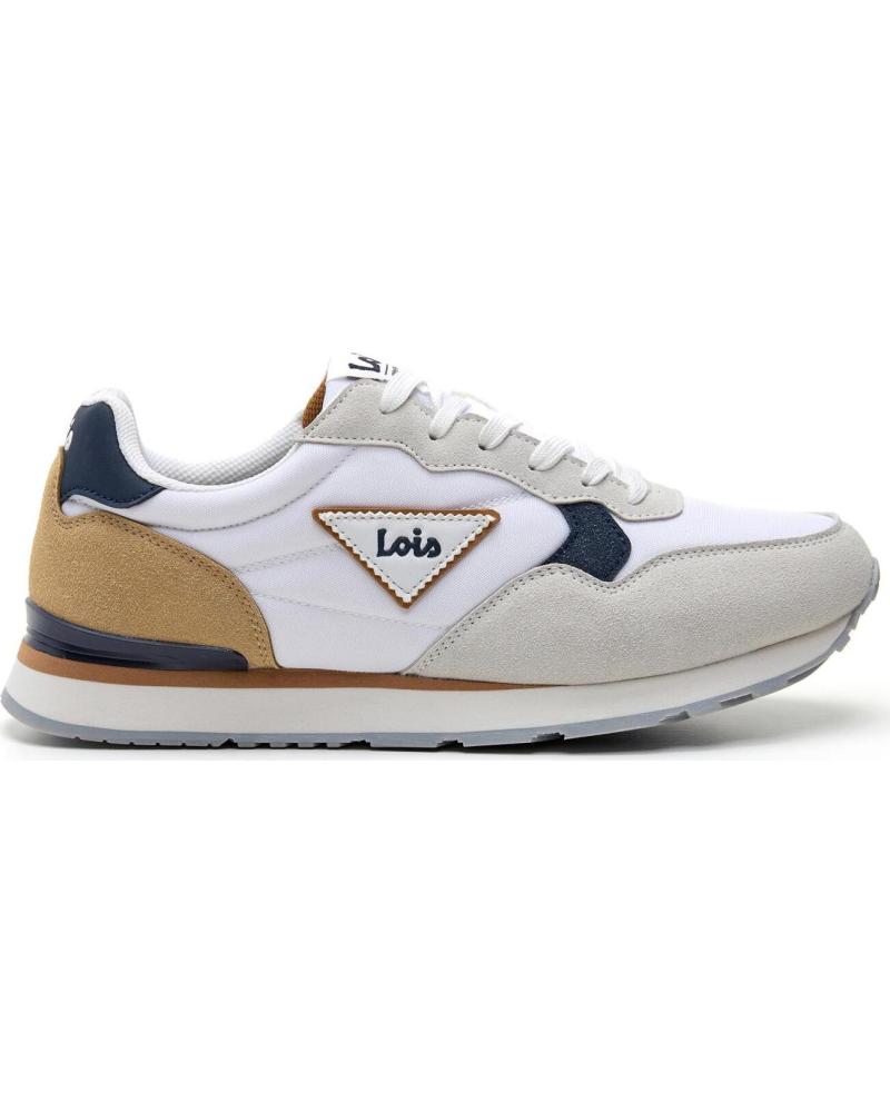 ZAPATILLAS LOIS JEANS CASUAL MODELO 64527 PARA HOMBRE BLANCO