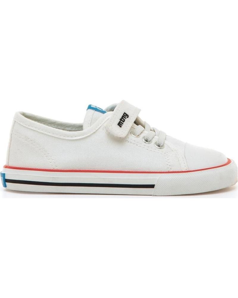 MTNG ZAPATILLAS LONA MUSTANG 49065 NIÑO NIÑA BLANCO