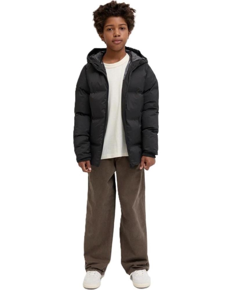 CHAQUETA ACOLCHADA KAITO PUFFER JACK & JONES JUNIOR NEGRA NEGRO
