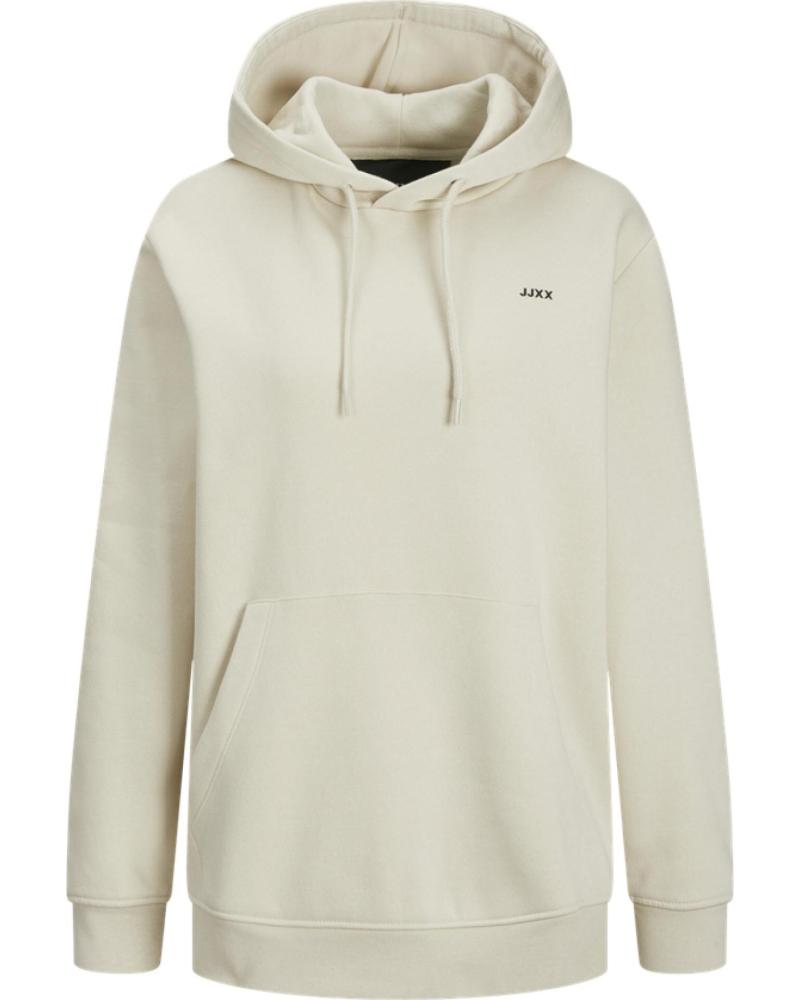 SUDADERA JACK JONES JXABBIE PARA MUJER BEIGE