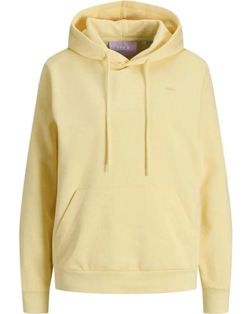 SUDADERA JACK & JONES JJXX ABBIE CON CAPUCHA PARA MUJER AMARILLO AMARILLO
