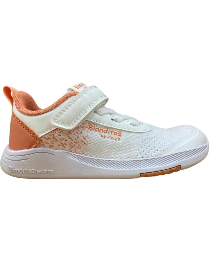 ZAPATILLAS CASUAL CRIOS VENUS NIÑA VELCRO NARANJA NARANJA