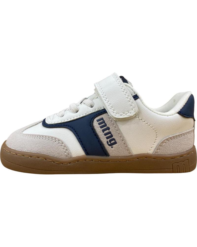 ZAPATILLAS DEPORTIVAS MUSTANG VELCRO PARA NIÑO BLANCO
