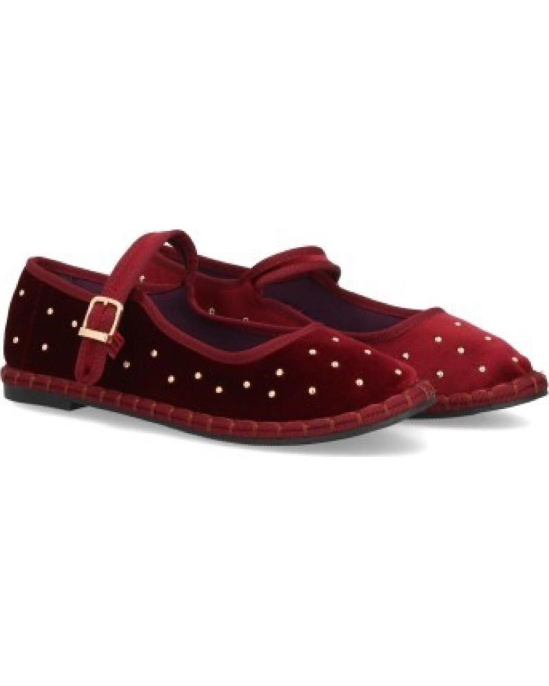 SPORT3PUNTO0 FB-5678 BAILARINAS MUJER BURDEOS CON ESTRELLAS VARIOS COLORES