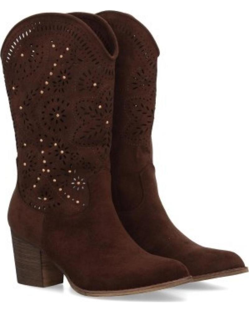 BOTAS SPORT3PUNTO0 A-5603 CON CORTE LÁSER Y TACHUELAS PARA MUJER VARIOS COLORES