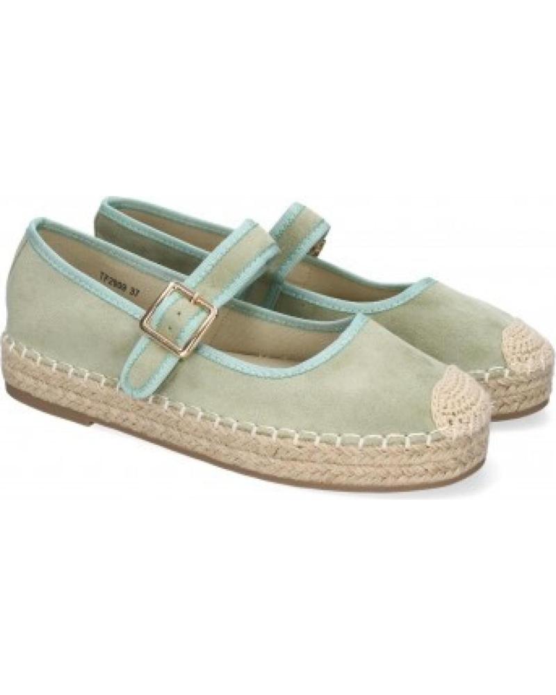 ZAPATOS BAILARINA SPORT3PUNTO0 TF2909 CON TIRA VERDE VARIOS COLORES