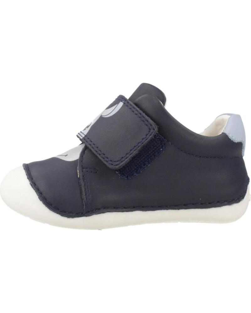 GEOX B TUTIM ZAPATILLAS CASUAL VELCRO PIEL AZUL NIÑO C4279 C4279