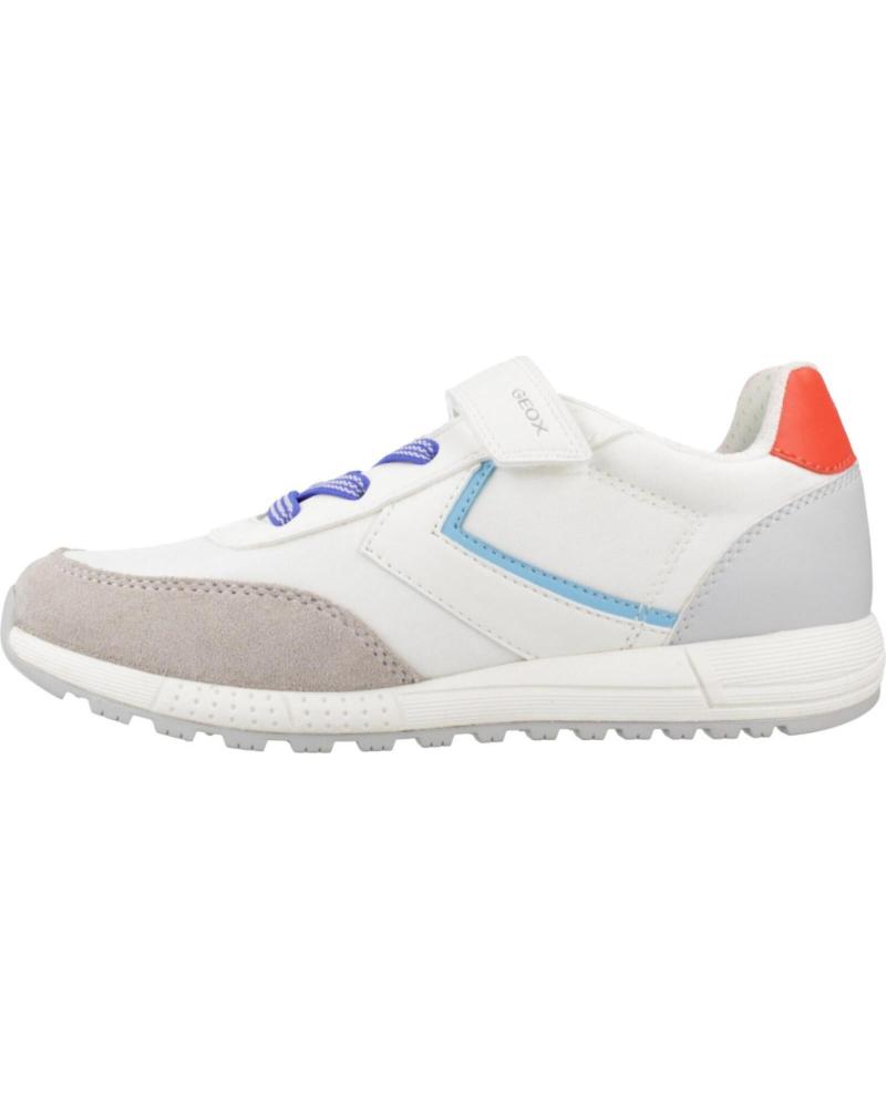 GEOX J ALBEN BOY ZAPATILLAS CASUAL VELCRO NIÑO GRIS C0293 C0293