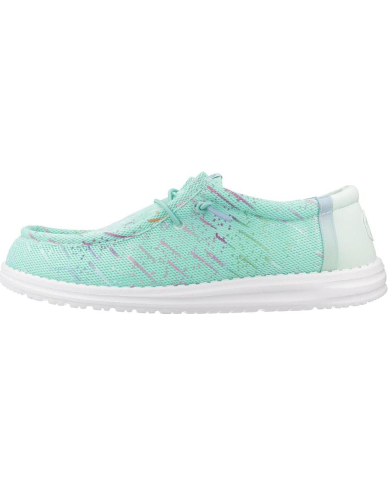 HEY DUDE WALLY PARTY MESH ZAPATILLAS CASUAL HOMBRE VERDE BLUEBAY BLUEBAY
