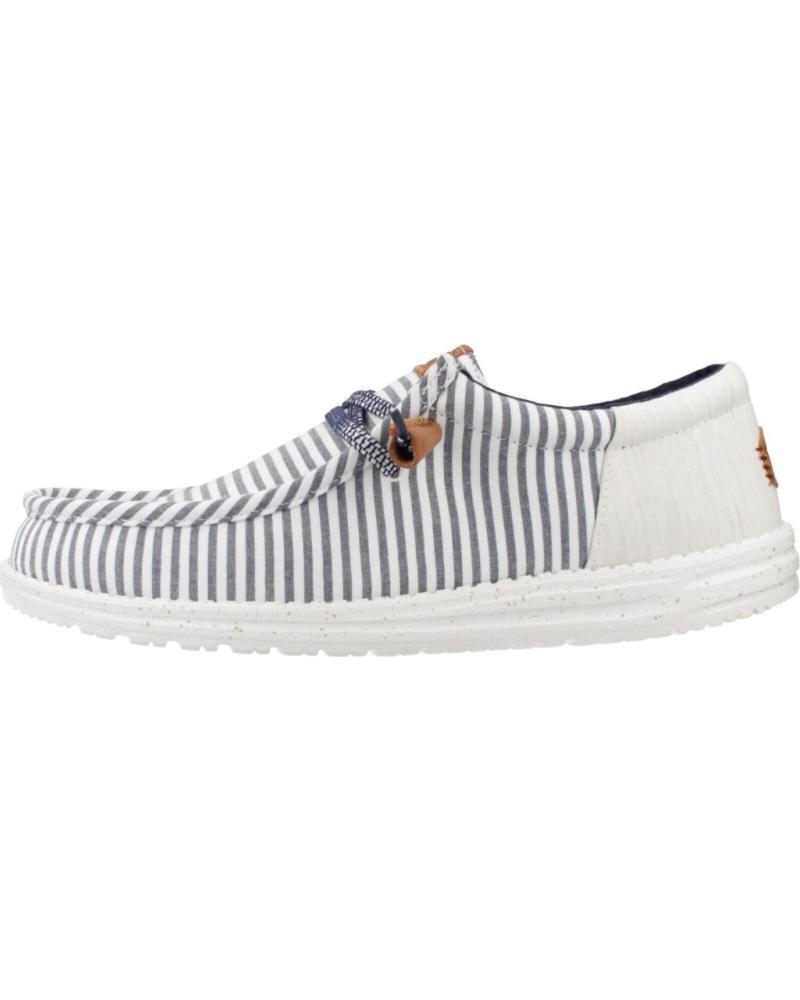 HEY DUDE WALLY FUNK NU PREP ZAPATILLAS CASUAL HOMBRE RAYAS AZUL BLUEWOD BLUEWOD