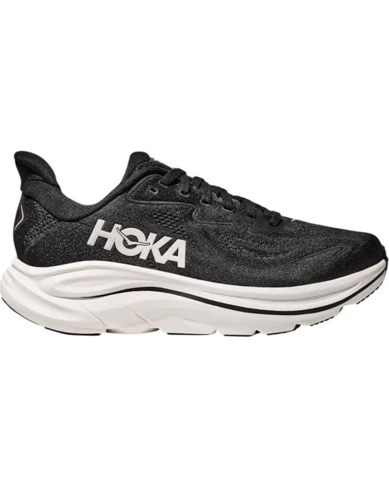 HOKA CLIFTON 10 ZAPATILLAS CASUAL MUJER NEGRO NEGRO