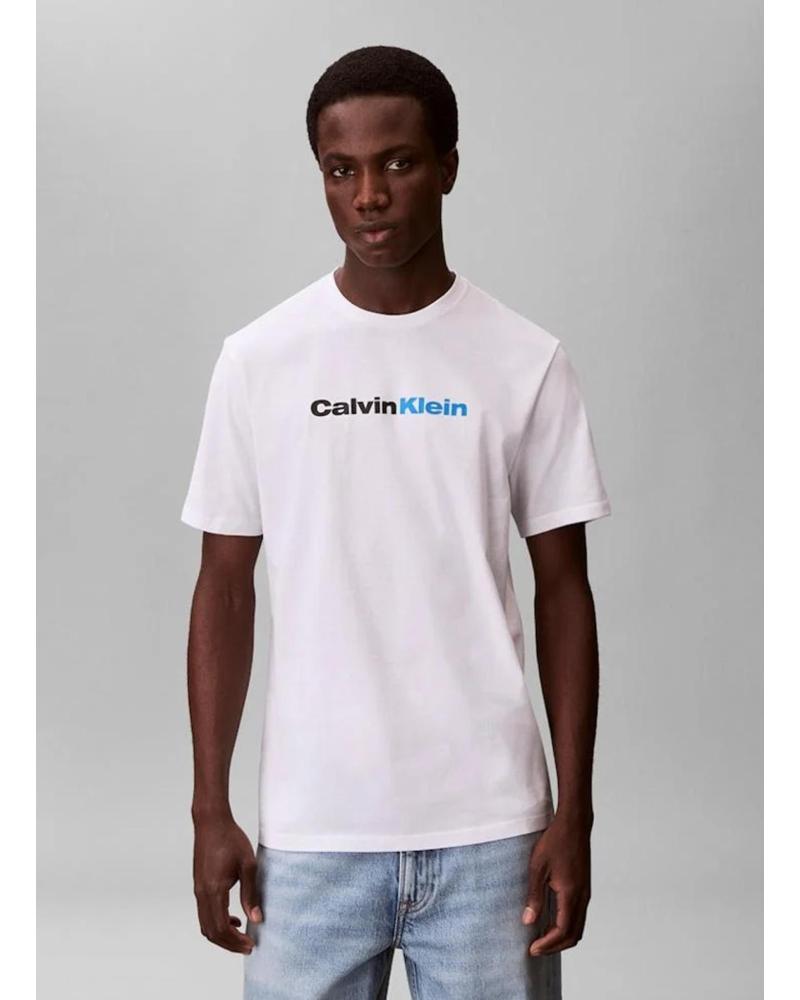 CAMISETA CALVIN KLEIN JEANS GRAPHICS HOMBRE BLANCA BLANCO