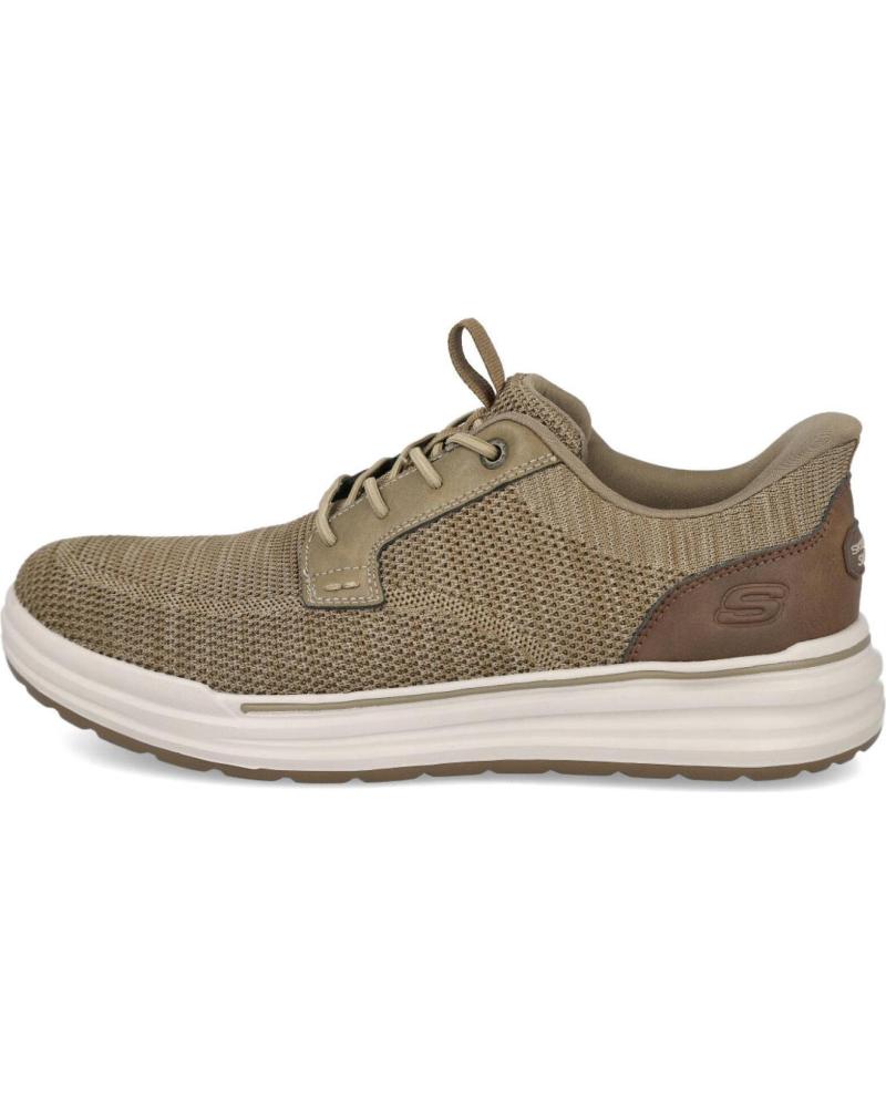 SKECHERS 211196 SLIP-INS RELAXED FIT STERLING - RAMONE ZAPATILLAS CASUAL HOMBRE TAUPE
