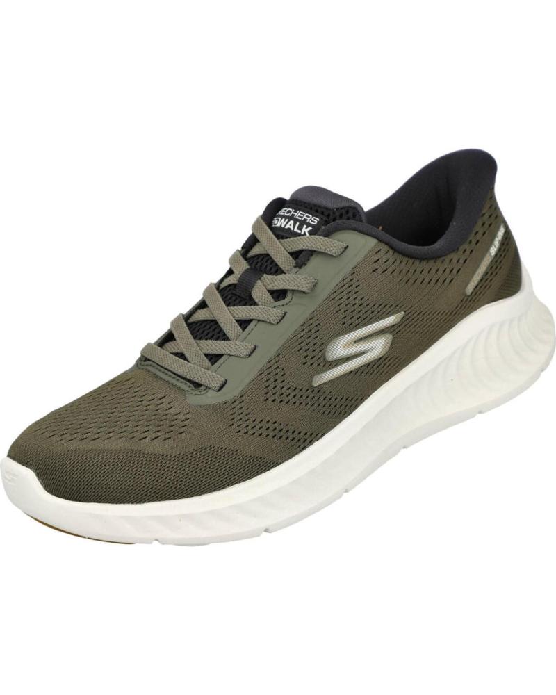 SKECHERS 216375 GO WALK NOW PAYTON SLIP-INS ZAPATILLAS CASUAL HOMBRE KAKI