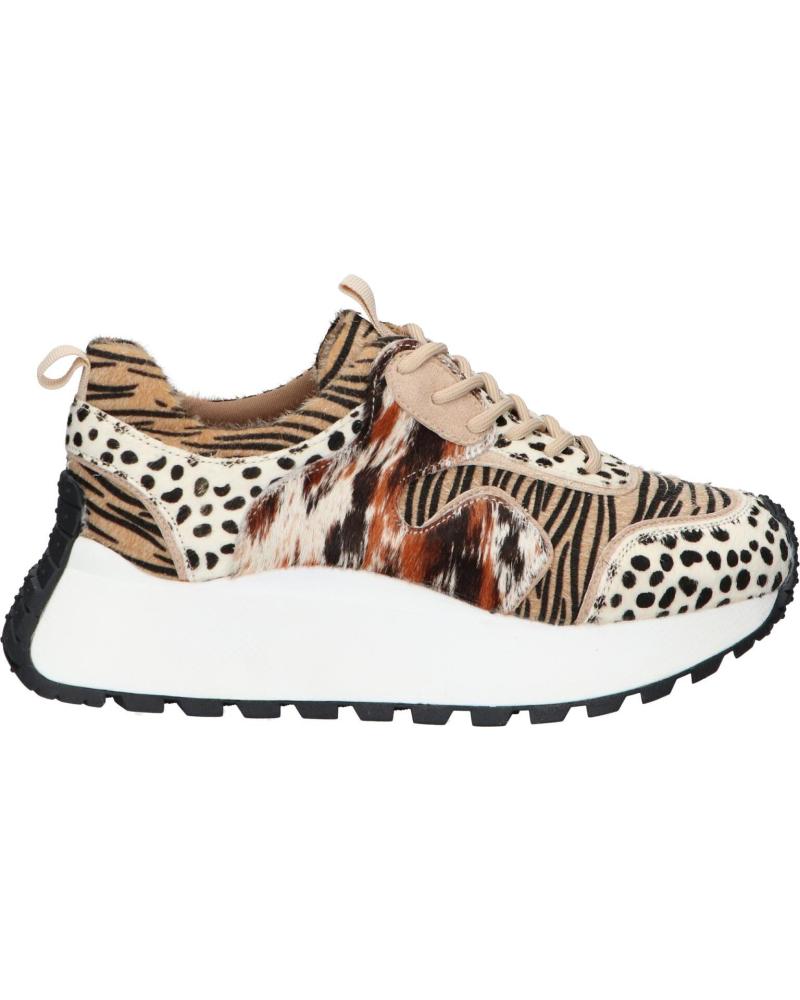 ZAPATILLAS CASUAL MUJER EXE 2293-52RG50 LEOPARD BEIGE NEGRO LEOPARD BEIGE BLACK