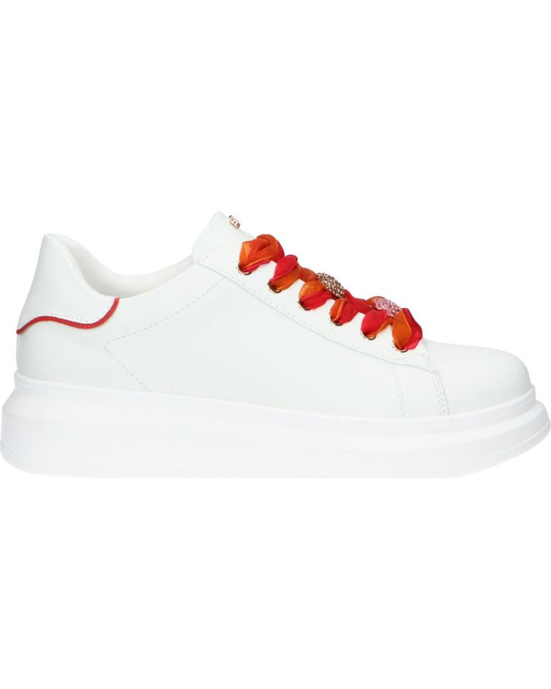 ZAPATILLAS CASUAL EXE 66-61EX10 PU PU WHITE RED