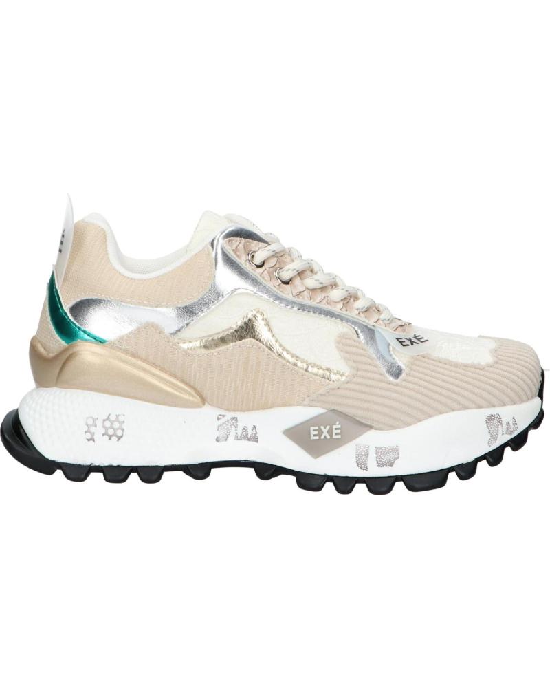 ZAPATILLAS CASUAL MUJER EXE D190608-13B PU BEIGE PU BEIGE