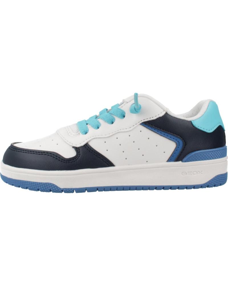 GEOX ZAPATILLAS J WASHIBA BOY NIÑO BLANCO AZUL C1343 C1343