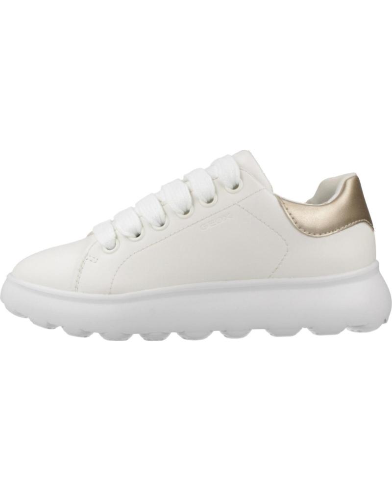ZAPATILLAS GEOX J PUFFY POP GIRL C0588 NIÑA BEIS WHITEPLATINUM