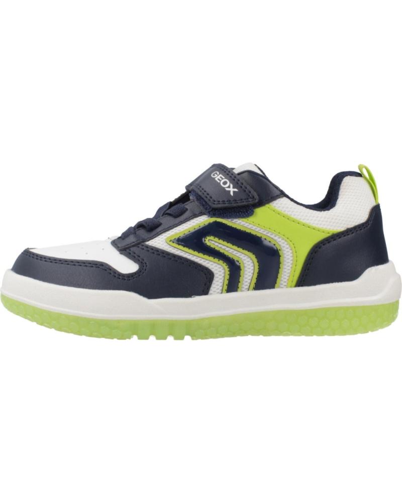 GEOX J BUZZERLIGHT BOY ZAPATILLAS CASUAL NIÑO AZUL VERDE C0749 C0749