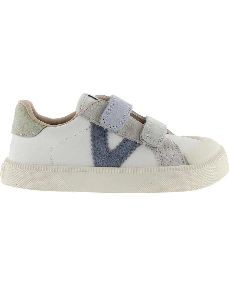 ZAPATILLAS VICTORIA OLIVER AZUL DEPORTIVAS BAREFOOT VELCRO NIÑO AZUL