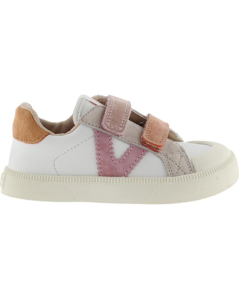 ZAPATILLAS VICTORIA OLIVER ROSA DEPORTIVAS BAREFOOT VELCRO NIÑA ROSA