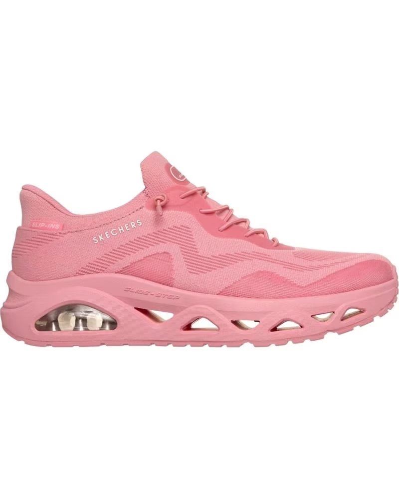 TÊNIS SKECHERS SLIP-INS UNO GLIDE-STEP AIR GLIDERS CASUAL FEMININO ROSA ROSA