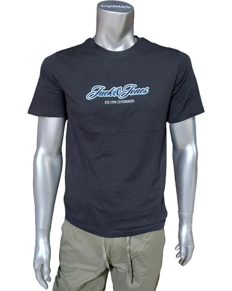 CAMISETA JACK & JONES JORCATSKILLS BALLON TEE SS CN FST 122978 NEGRO NEGRO