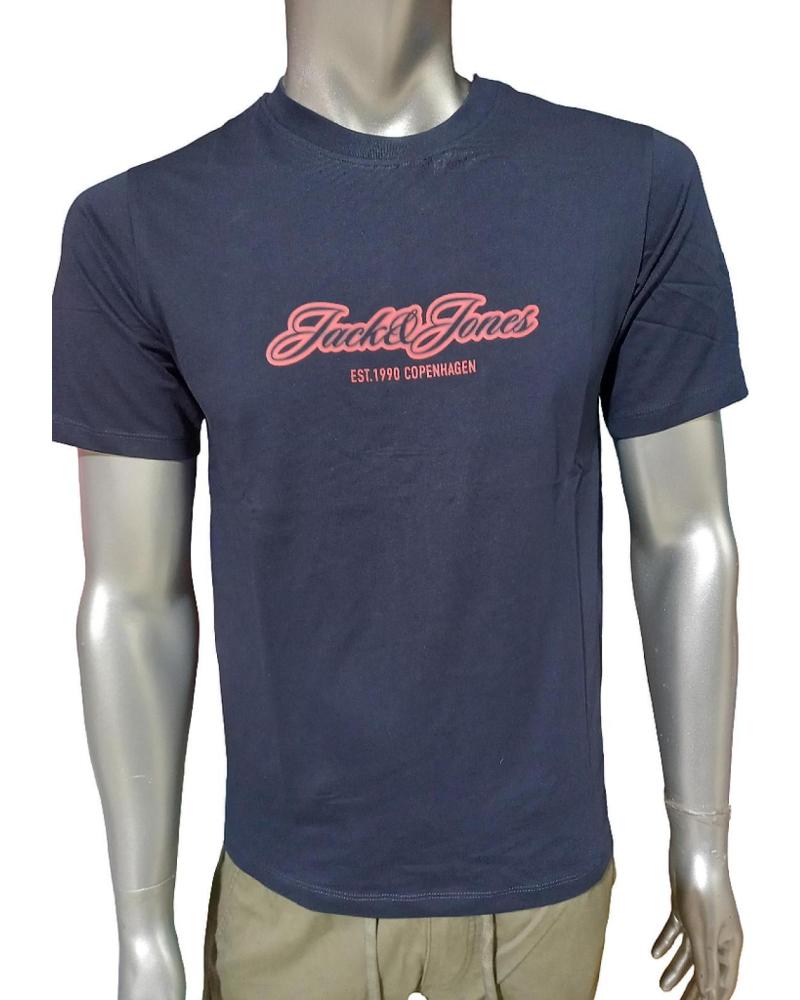 CAMISETA JACK & JONES JORCATSKILLS BALLON TEE SS CN FST 122978 AZUL AZUL