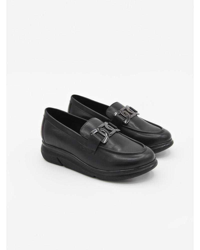 MOCASINES PURAPIEL BRO12 HOMBRE BLACK