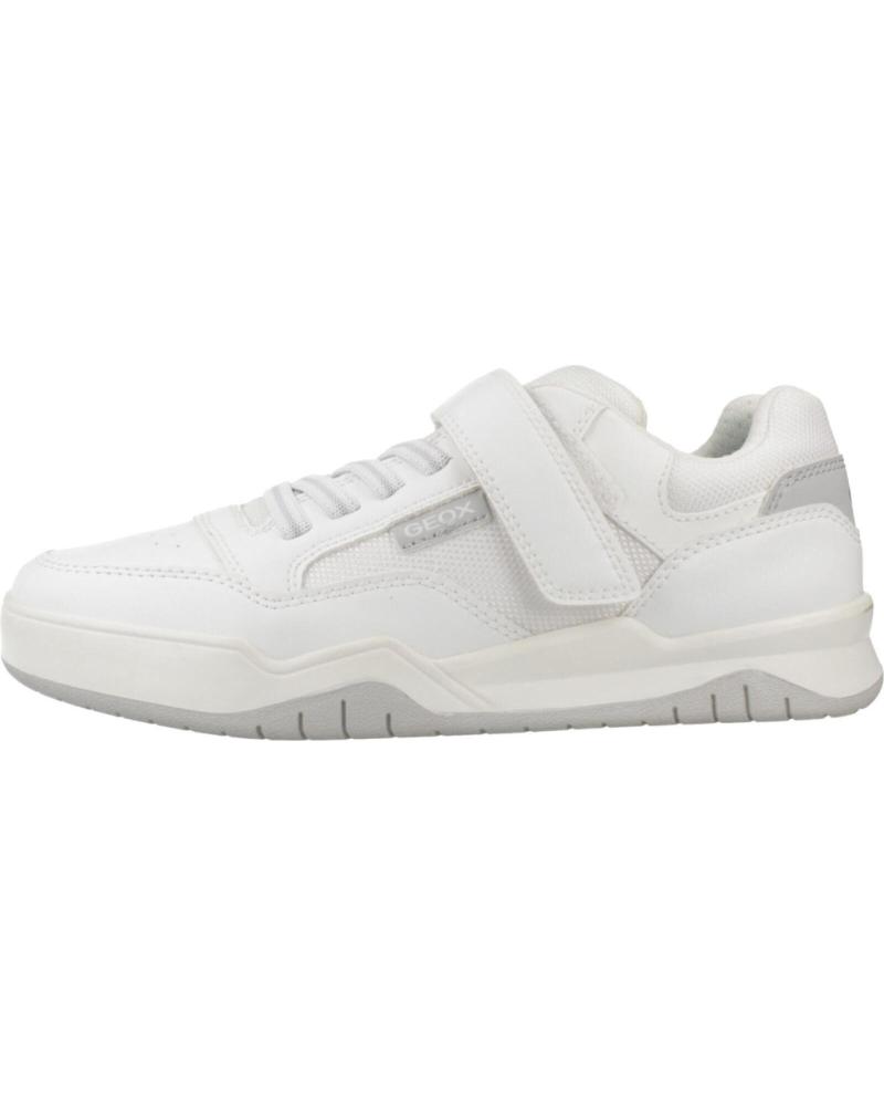 GEOX J PERTH BOY ZAPATILLAS NIÑOS CIERRE VELCRO BLANCO C1236