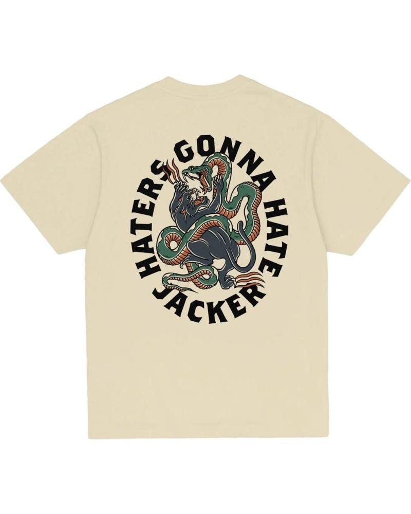 JACKER CAMISETA HATERS GONNA HATE BEIGE NAN