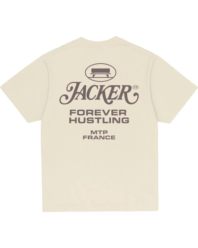 JACKER CAMISETA COLLECTIVE LOGO BEIGE NAN