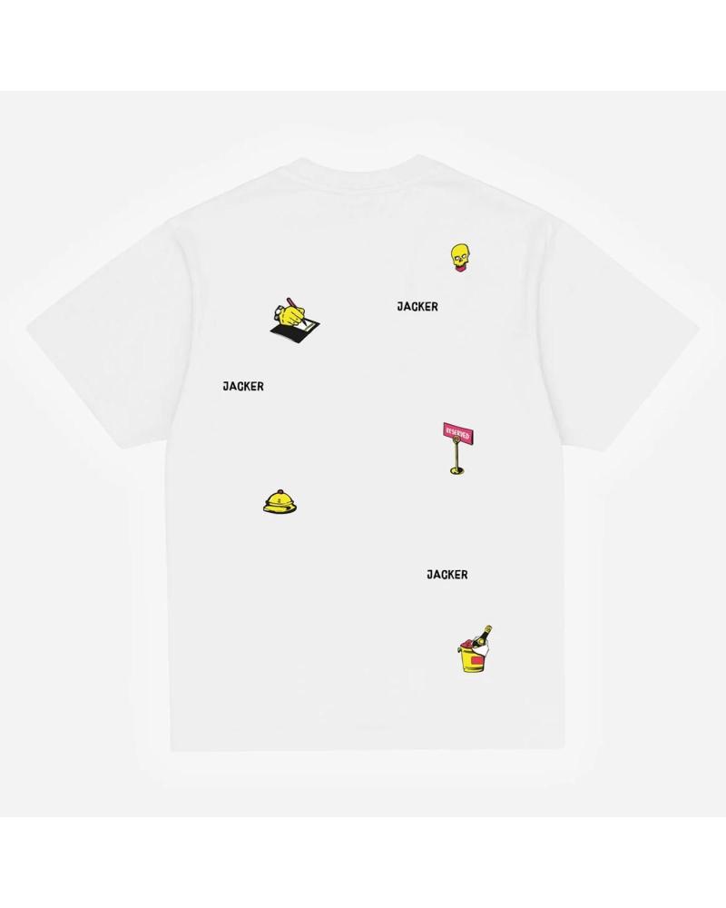 CAMISETA JACKER DEAL T-SHIRT BLANCA NAN