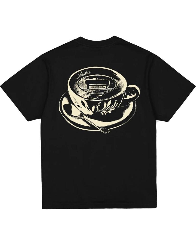 CAMISETA JACKER COFFEE TIME NEGRA NAN