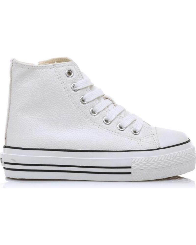 ZAPATILLAS DE LONA MTNG MUSTANG 81194 PARA MUJER, ALTAS, BLANCO BLANCO