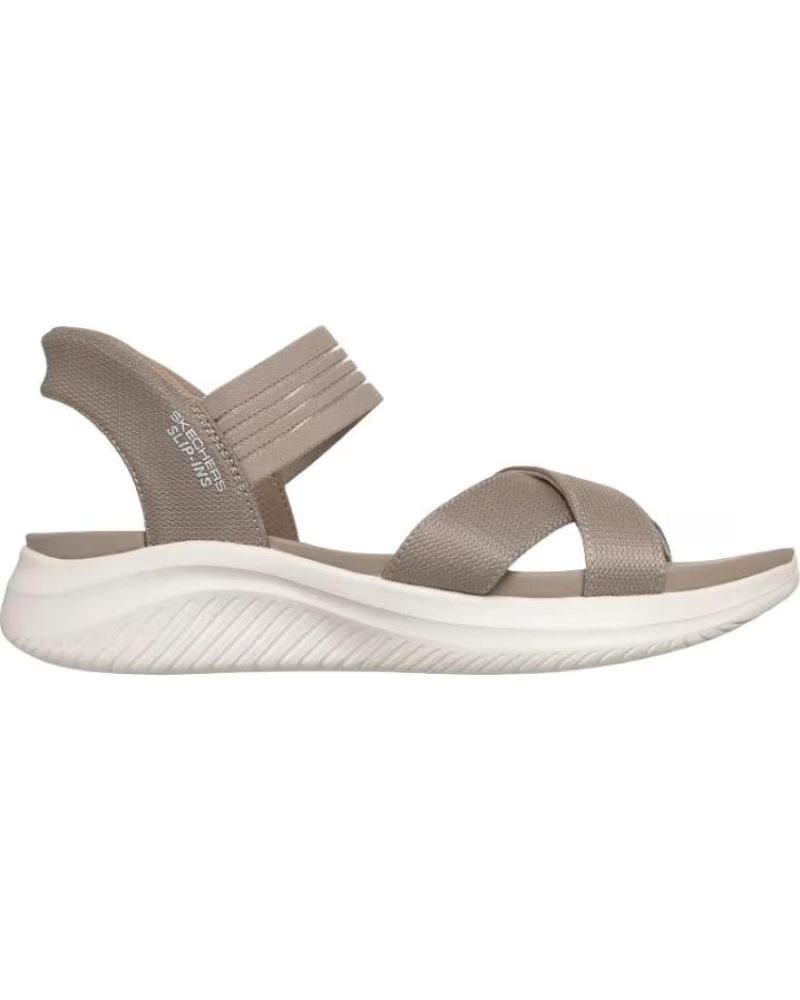Sandalia Skechers Slip-ins Ultra Flex Never Better 119975 Marrón