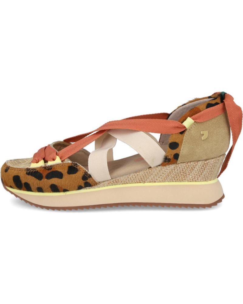 SANDALIAS DEPORTIVAS GIO SEPERTI DESINIC 78612 ESTAMPADO LEOPARDO MARRóN