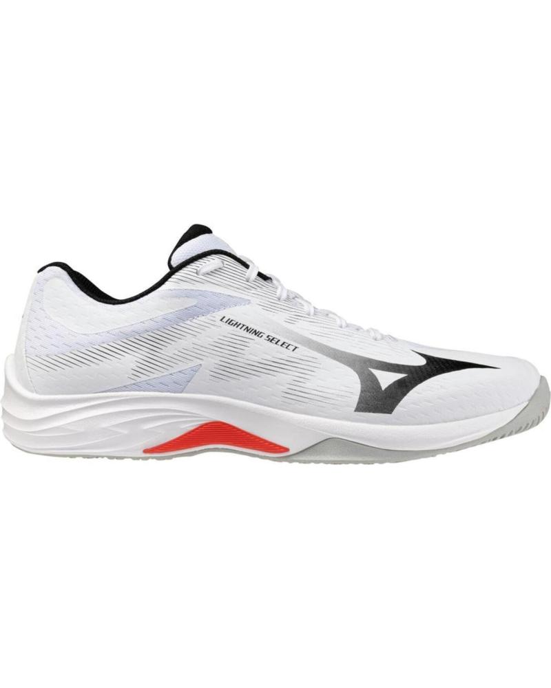 ZAPATILLAS MIZUNO LIGHTNING SELECT VOLEIBOL HOMBRE BLANCO ROJO Y VERDE