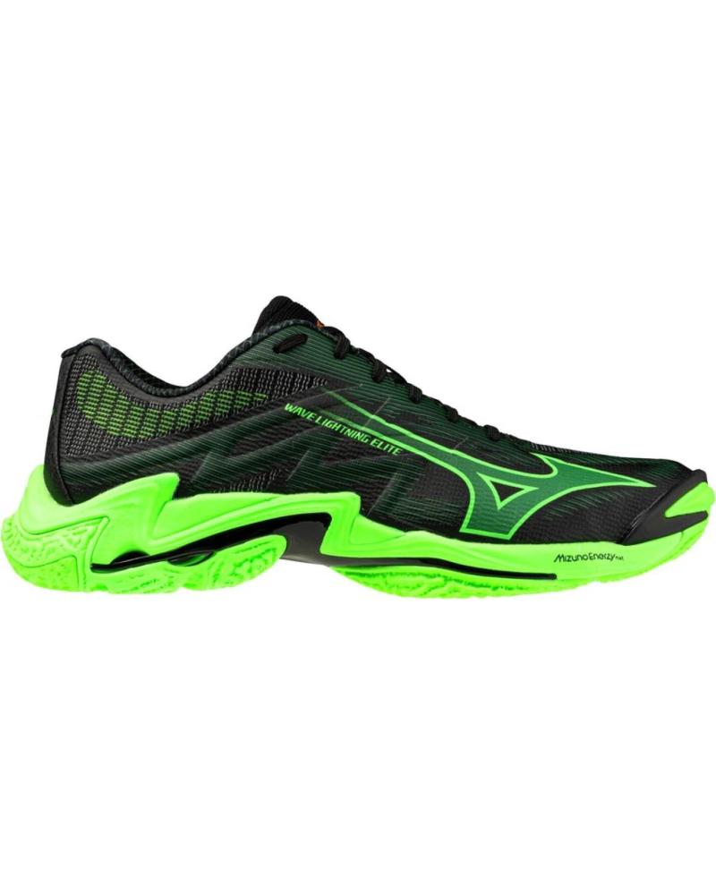 MIZUNO ZAPATILLAS MIZUNO WAVE LIGHTNING ELITE NEGRA Y FLUOR PARA HOMBRE NEGRO